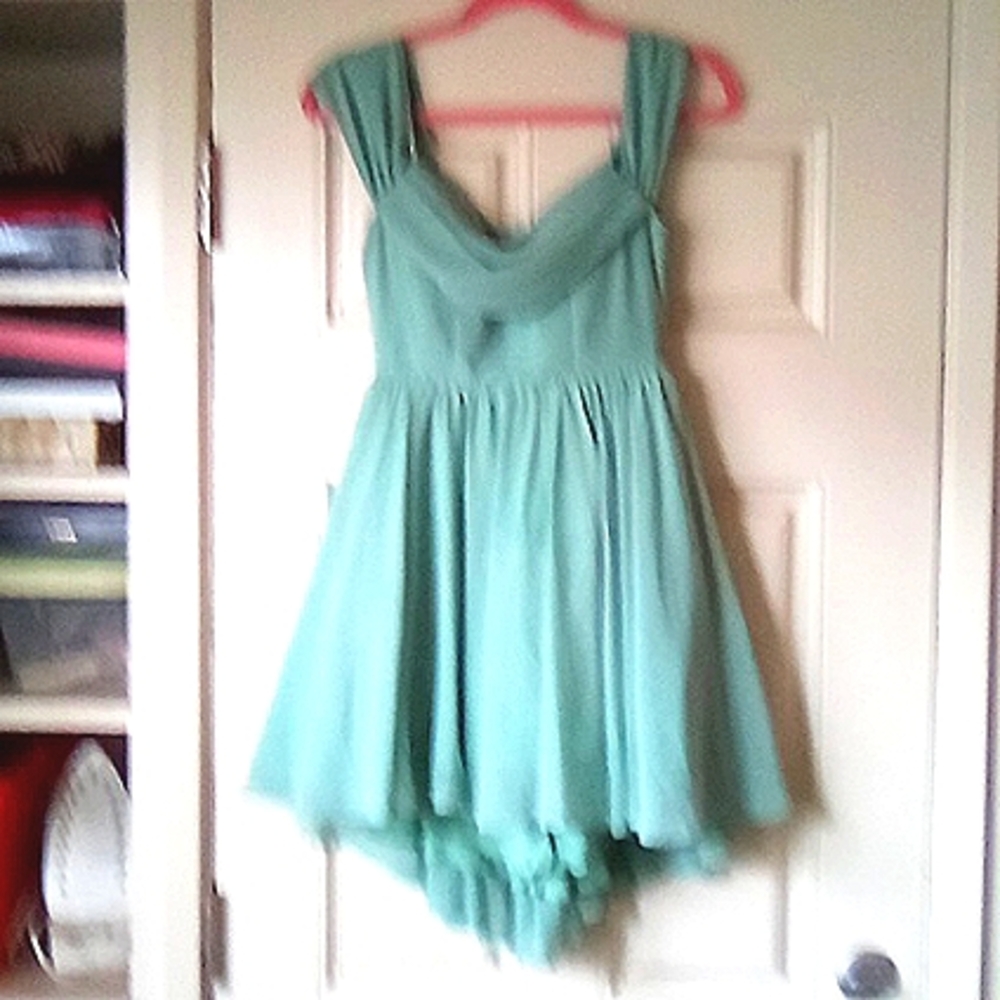 City Studio green Junior 1/2 cocktail party prom dress new